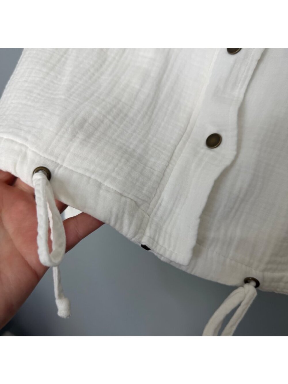 RAILS collins gauze jacket in white size XS - Picture 4 of 9